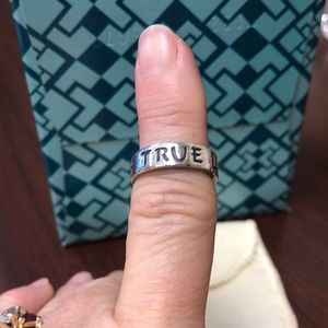 James Avery True, Love, Waits Sterling Silver Ring